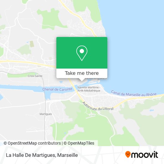 La Halle De Martigues map