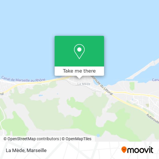 La Mède map