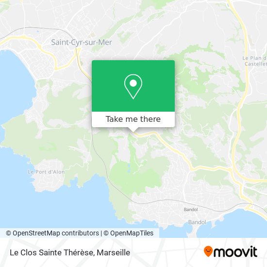 Le Clos Sainte Thérèse map