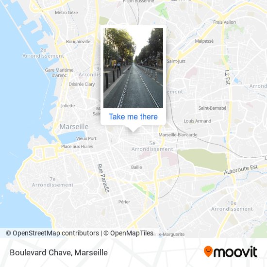 Mapa Boulevard Chave