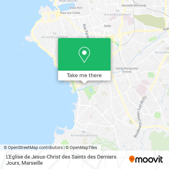 Mapa L'Eglise de Jesus-Christ des Saints des Derniers Jours
