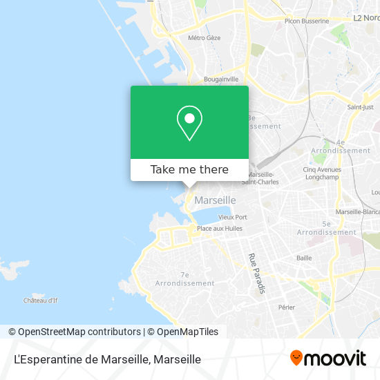 L'Esperantine de Marseille map