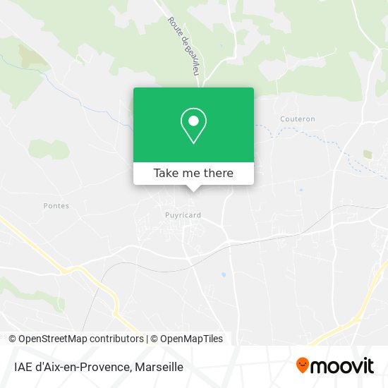 IAE d'Aix-en-Provence map