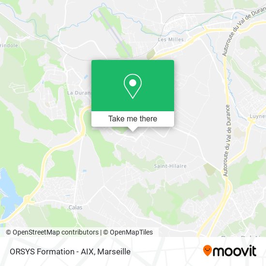ORSYS Formation - AIX map