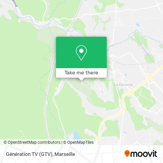 Génération TV (GTV) map