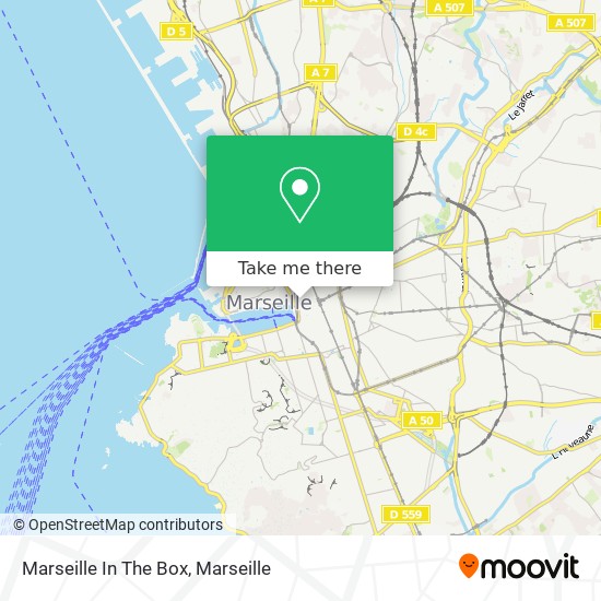 Mapa Marseille In The Box