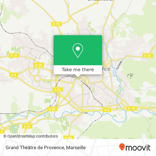 Mapa Grand Théâtre de Provence