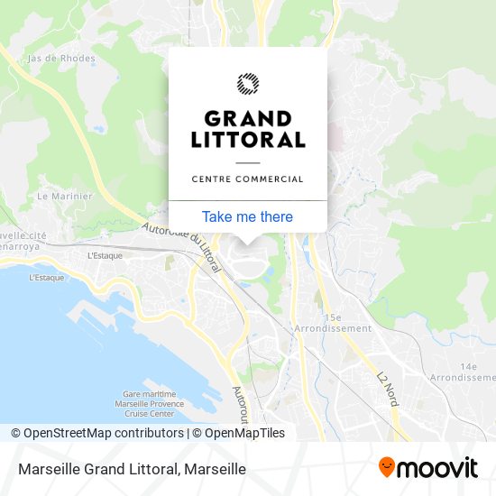 Marseille Grand Littoral map
