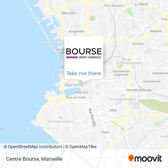 Mapa Centre Bourse