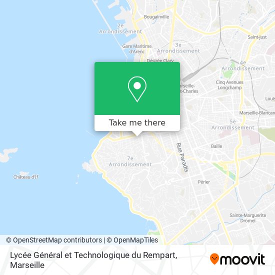 Lycée Général et Technologique du Rempart map