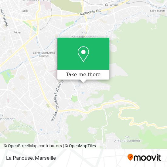 La Panouse map