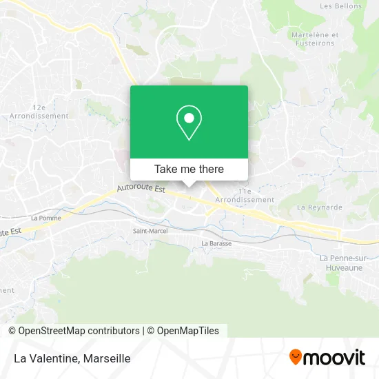 La Valentine map