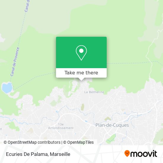 Ecuries De Palama map