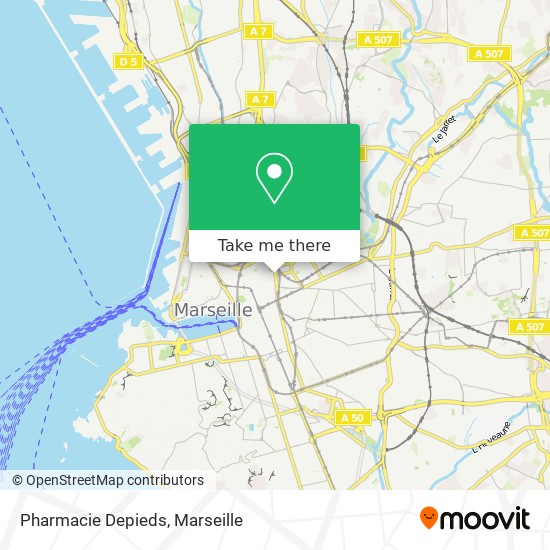 Mapa Pharmacie Depieds