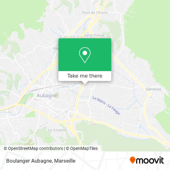 Boulanger Aubagne map