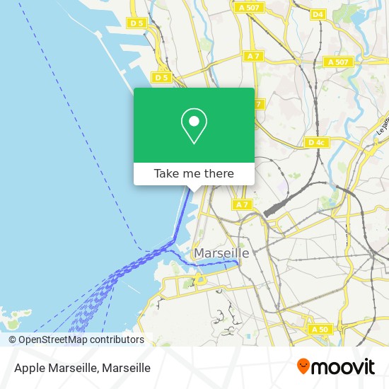 Apple Marseille map