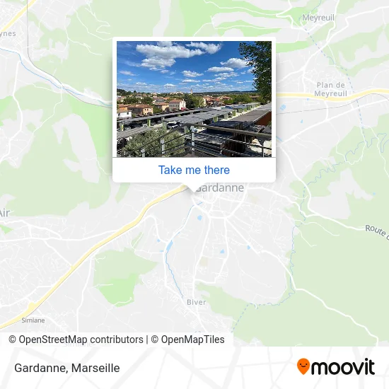 Gardanne map