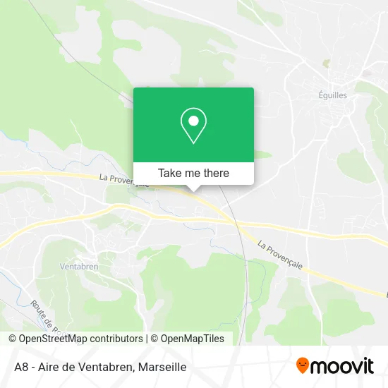 A8 - Aire de Ventabren map