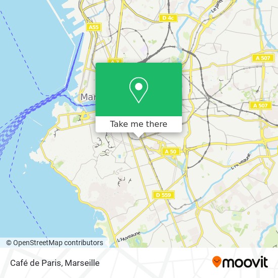 Mapa Café de Paris