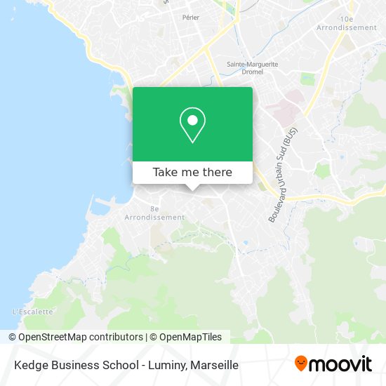 Kedge Business School - Luminy map