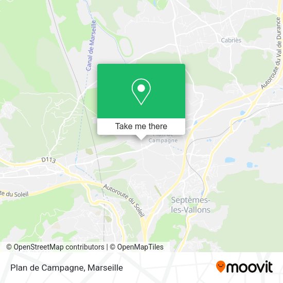 Plan de Campagne map