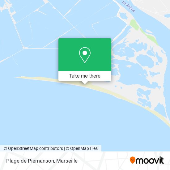 Plage de Piemanson map