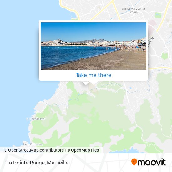 La Pointe Rouge map