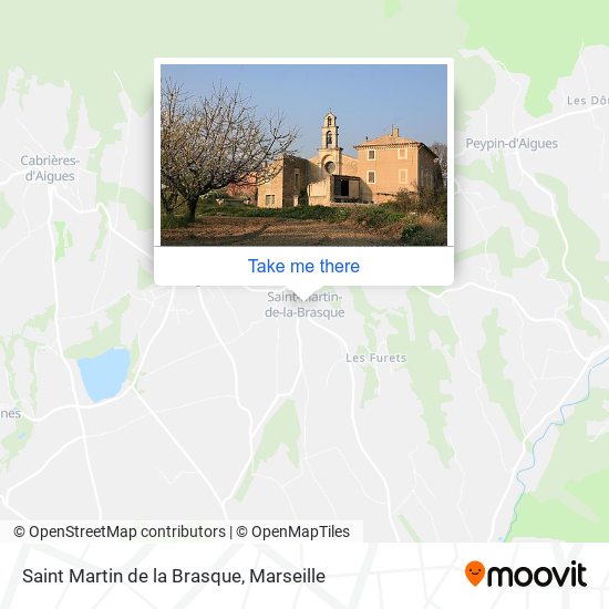 Saint Martin de la Brasque map