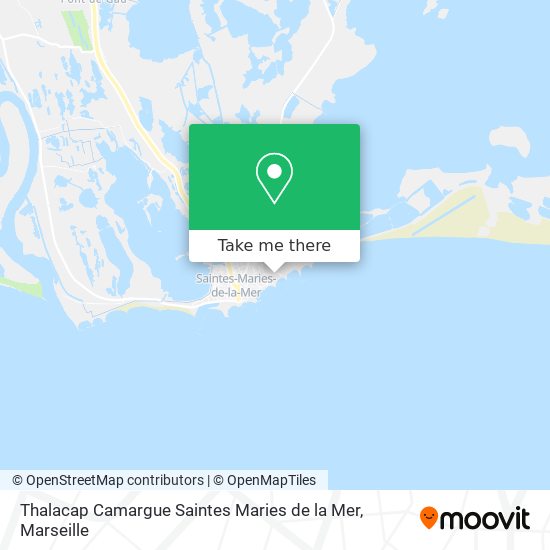 Thalacap Camargue Saintes Maries de la Mer map