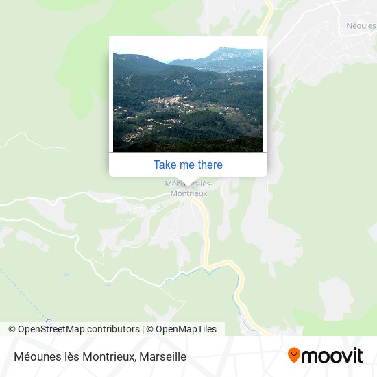 Méounes lès Montrieux map
