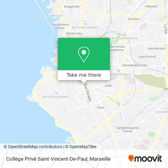 Collège Privé Saint-Vincent-De-Paul map