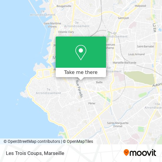 Les Trois Coups map