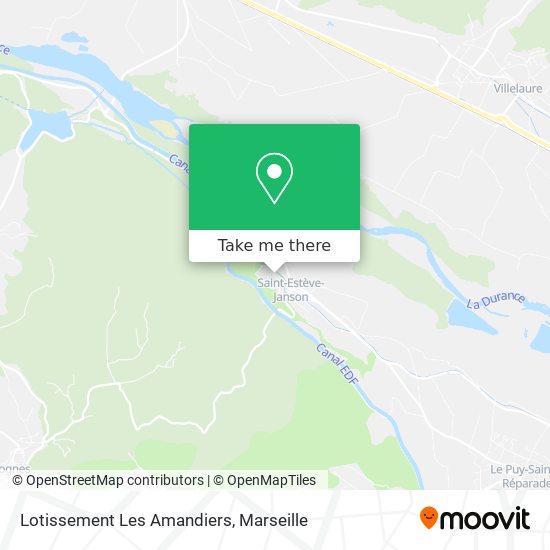Lotissement Les Amandiers map