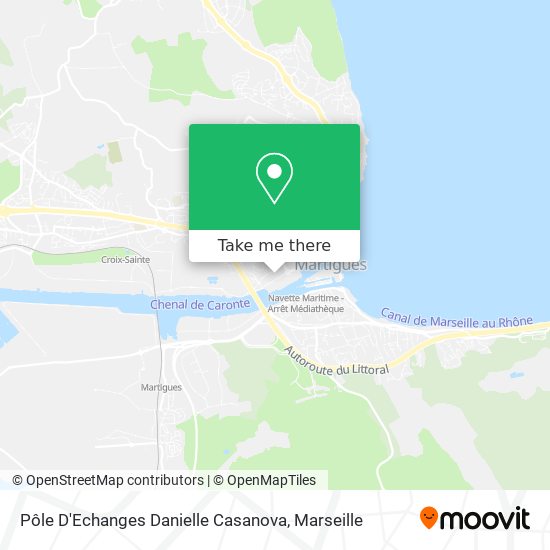 Pôle D'Echanges Danielle Casanova map