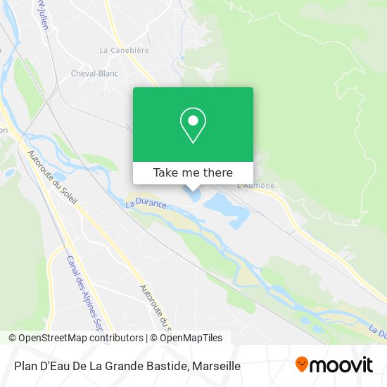 Plan D'Eau De La Grande Bastide map