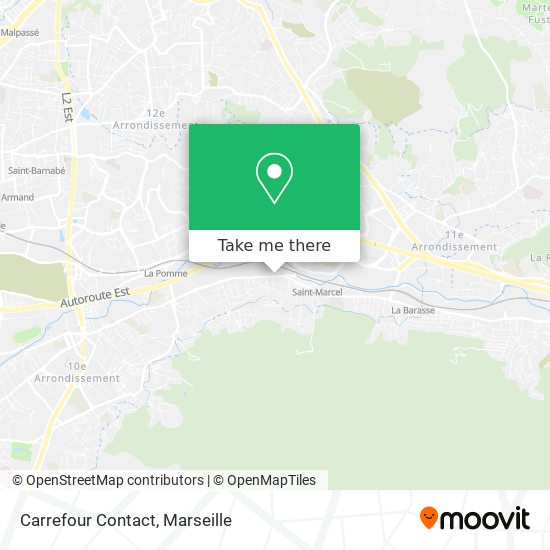 Carrefour Contact map