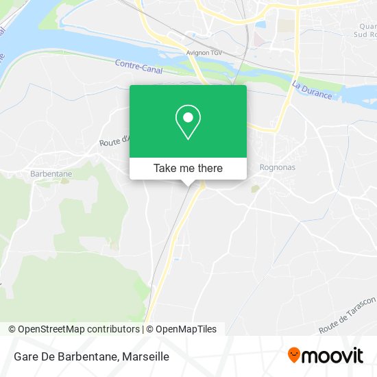 Gare De Barbentane map
