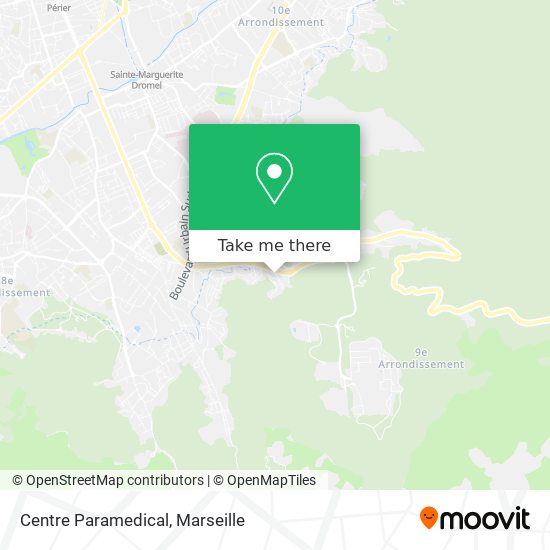 Centre Paramedical map