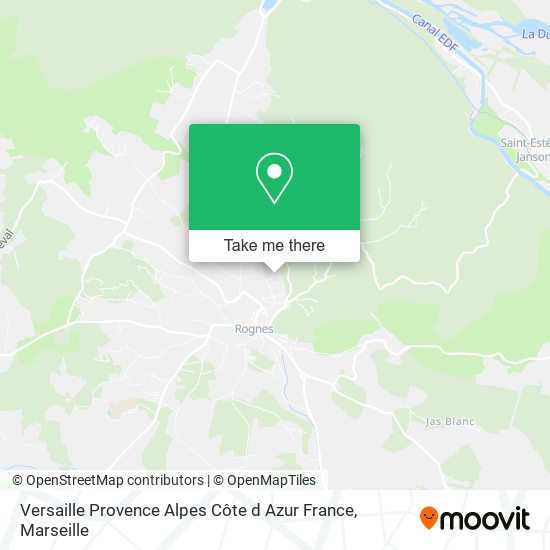 Versaille Provence Alpes Côte d Azur France map