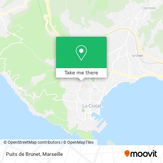 Puits de Brunet map