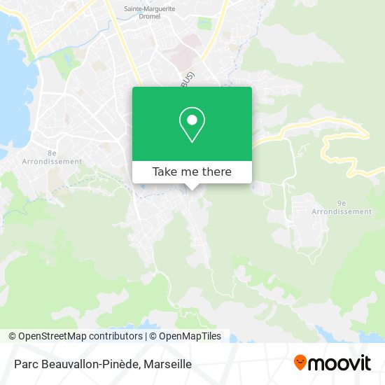 Parc Beauvallon-Pinède map