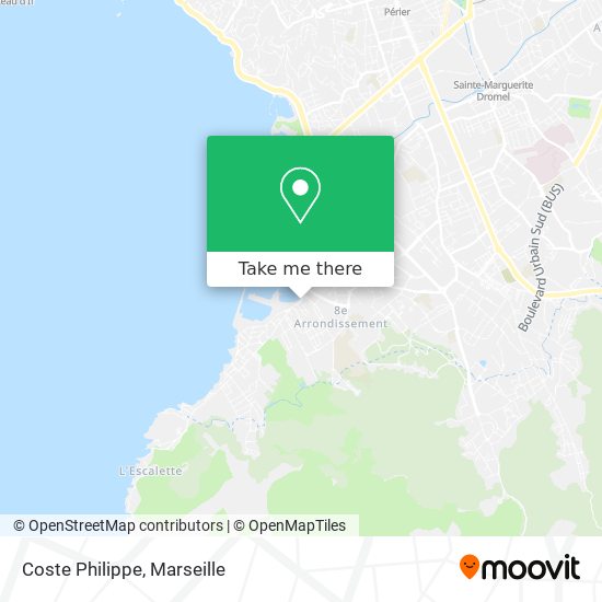 Coste Philippe map