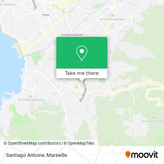 Santiago Antoine map