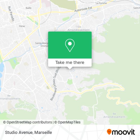 Studio Avenue map