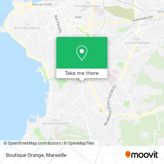 Boutique Orange map