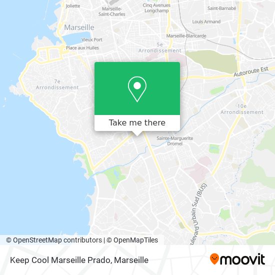 Mapa Keep Cool Marseille Prado