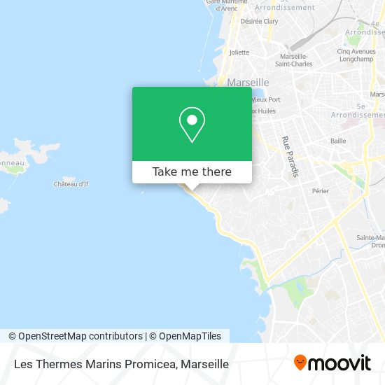 Les Thermes Marins Promicea map