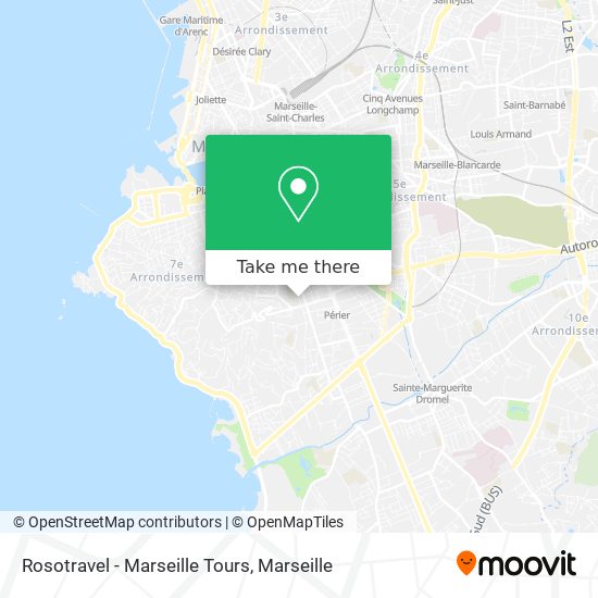 Rosotravel - Marseille Tours map