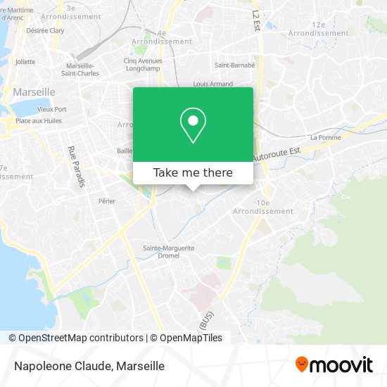 Napoleone Claude map