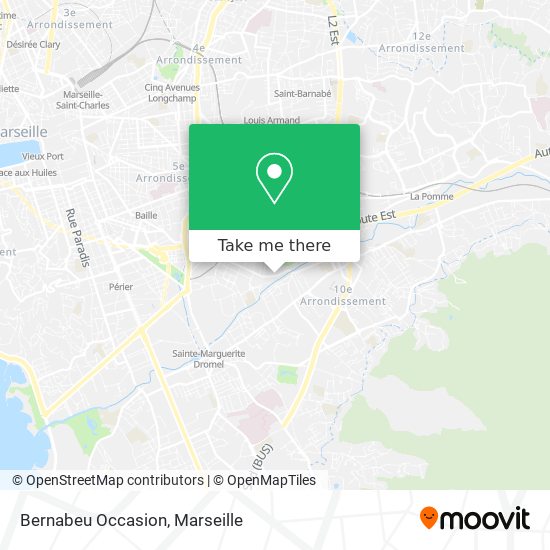 Bernabeu Occasion map